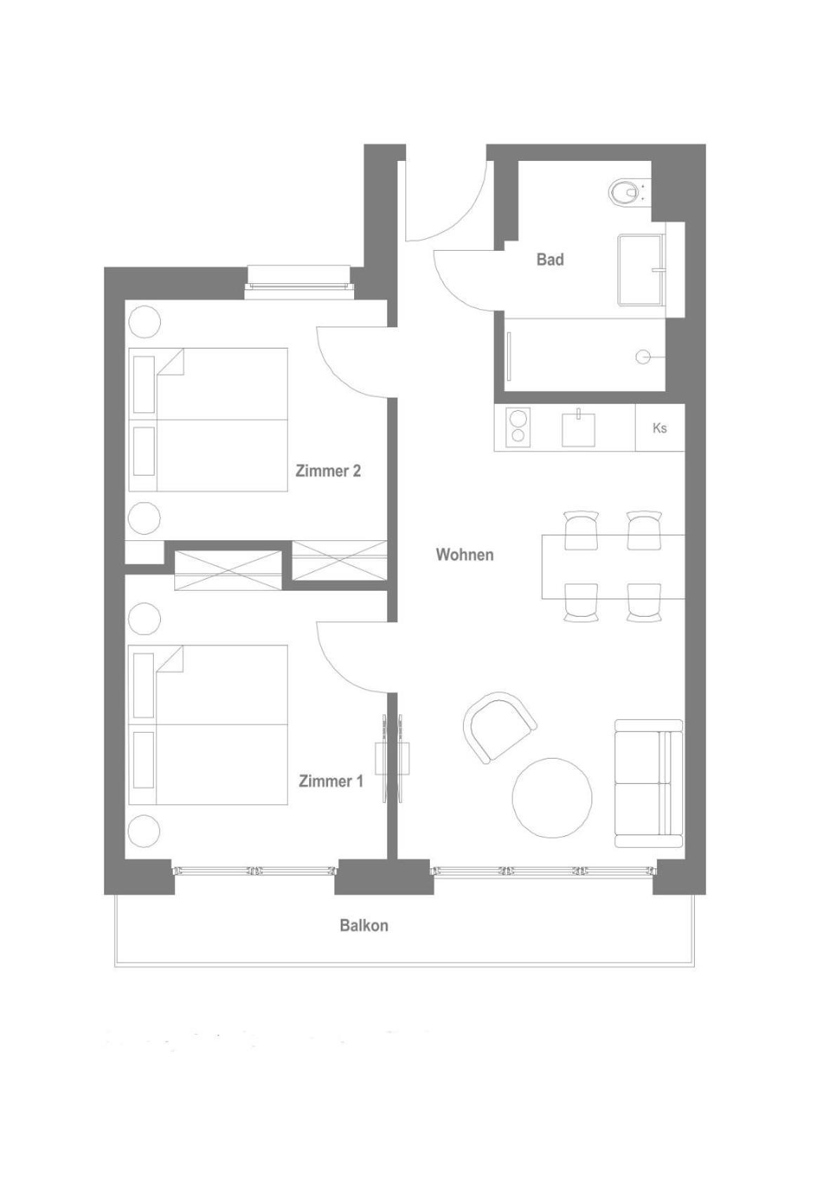 Arbio I Makro Apartments Гамбург Номер фото
