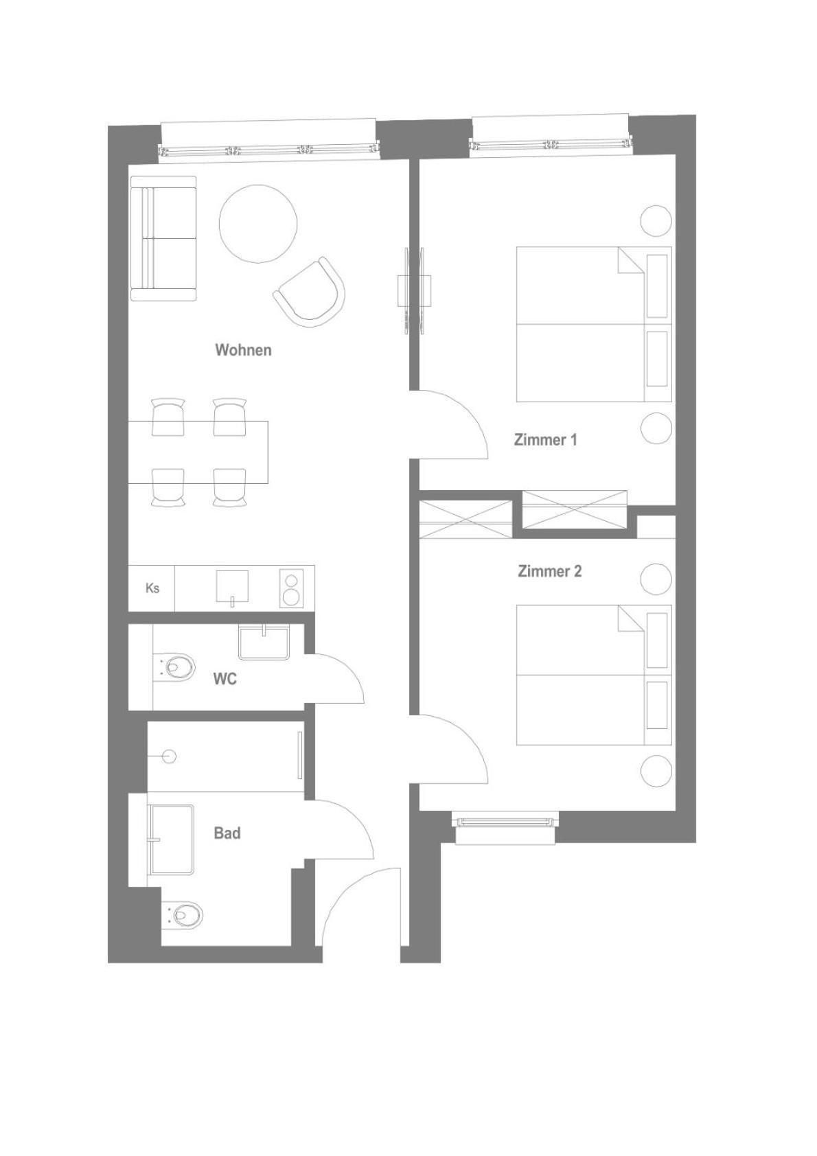 Arbio I Makro Apartments Гамбург Номер фото